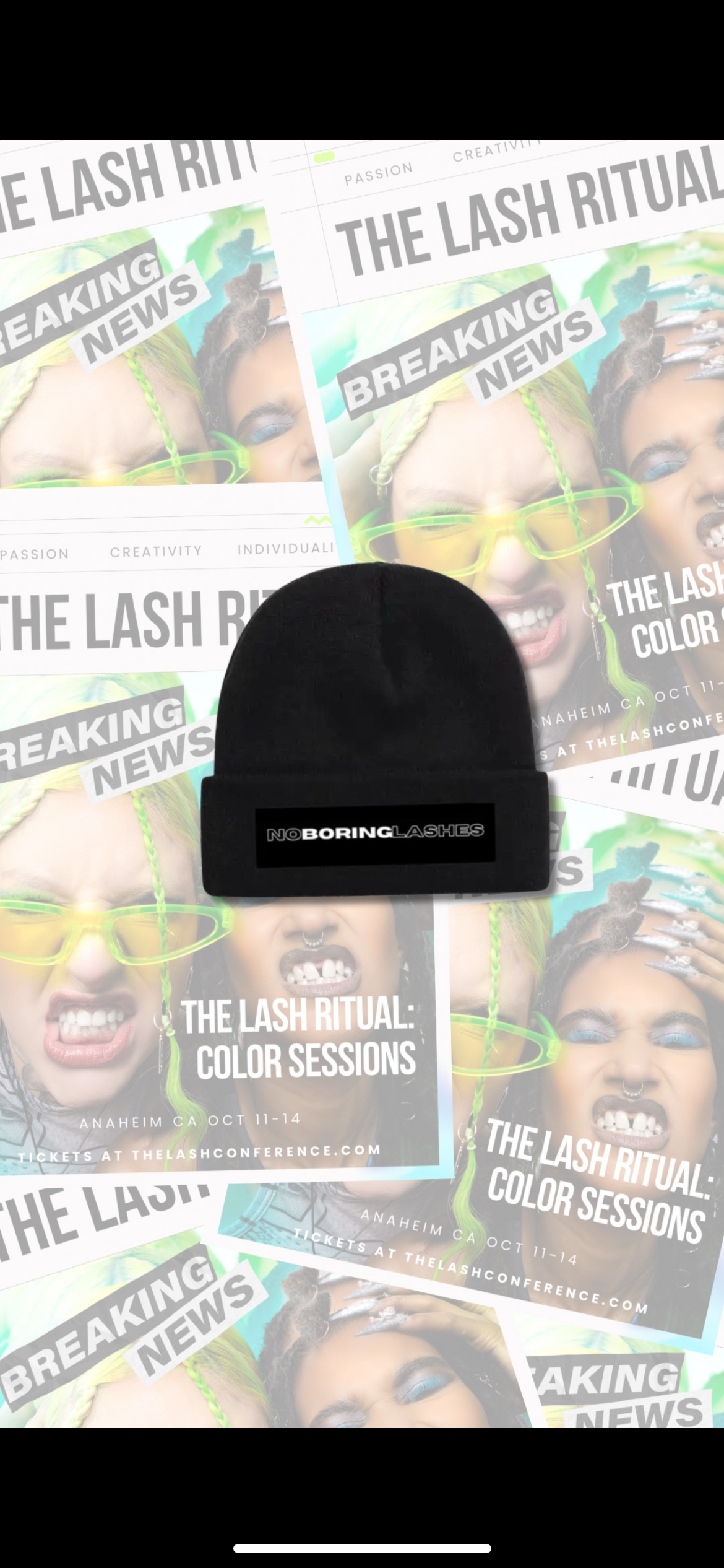 BEANIE - NO BORING LASHES